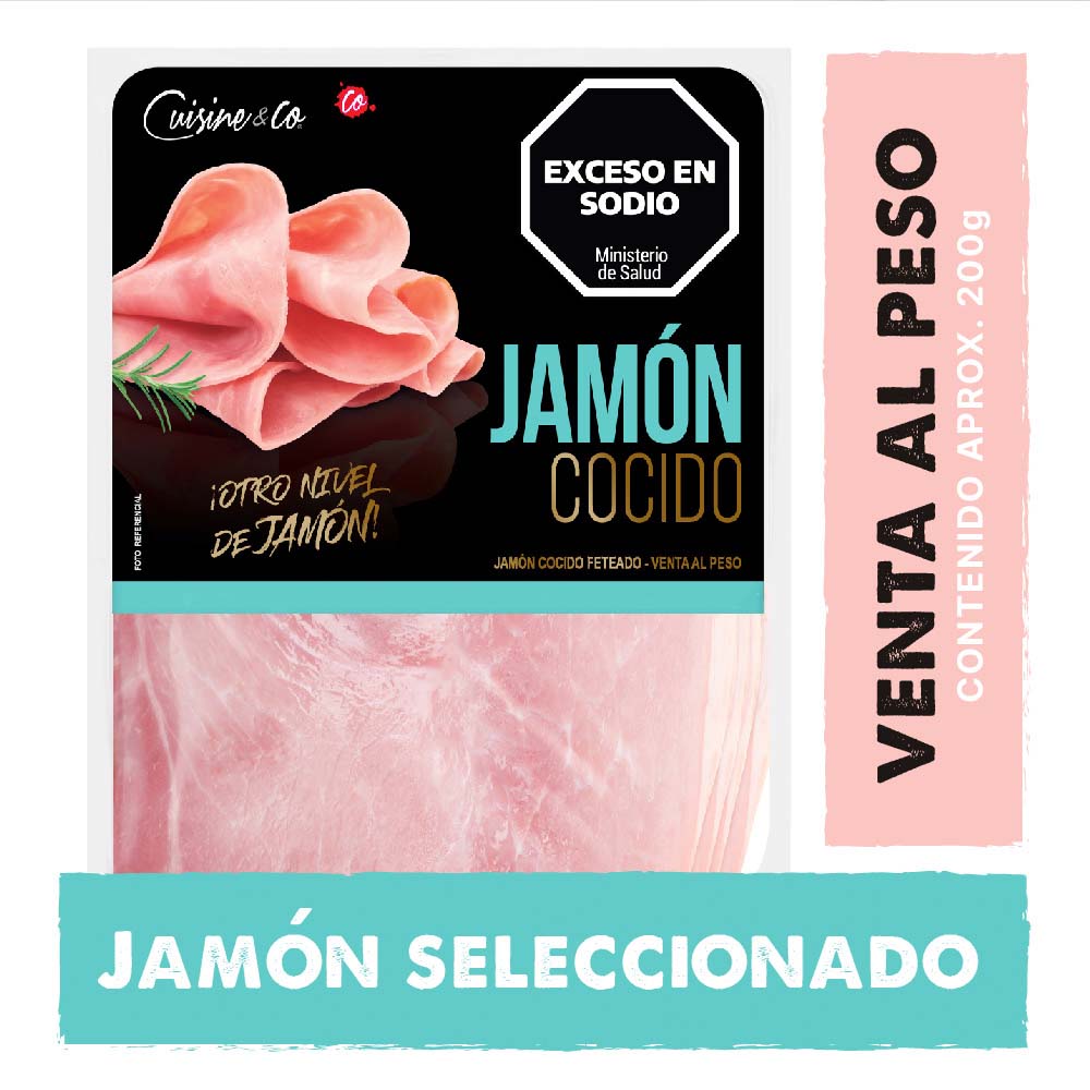 Jamon Cocido 200 Grs Cuisine & Co