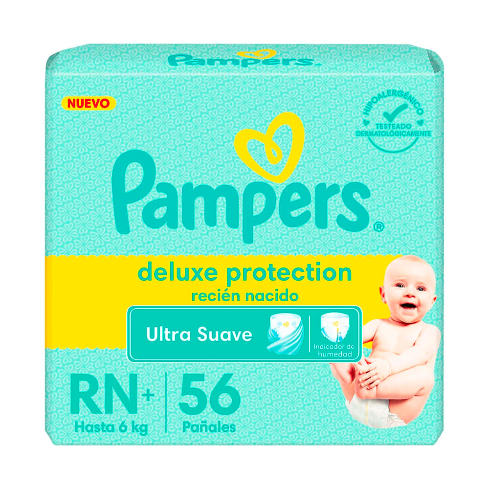 Pañales Deluxe Protection RN x 56 Un Pampers