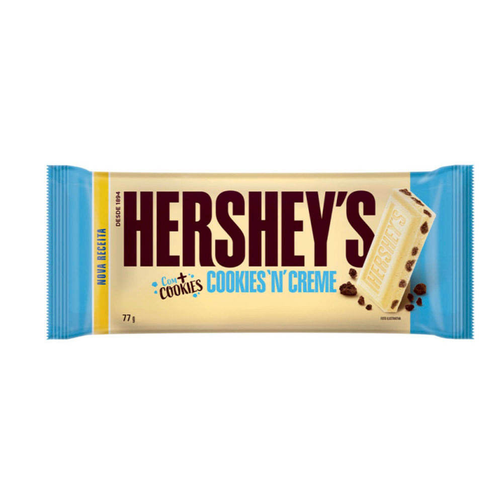 Chocolate Sabor Cookies y Creme 77 Grs Hersheys