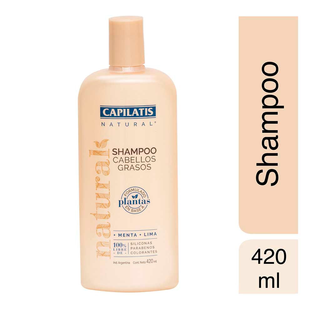 Shampoo Cabellos Grasos Menta y Lima 420 Ml Capilatis