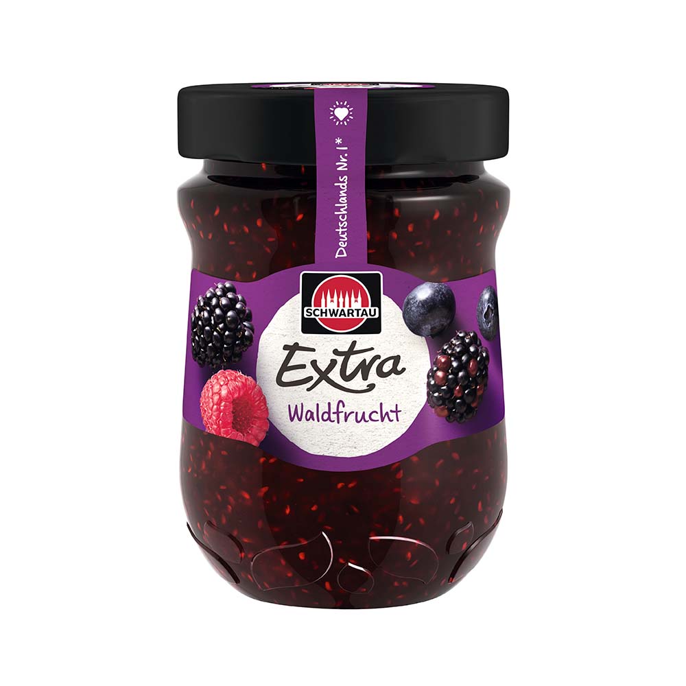 Mermelada Extra Sabor Frutas del Bosque 340 Grs Schwartau