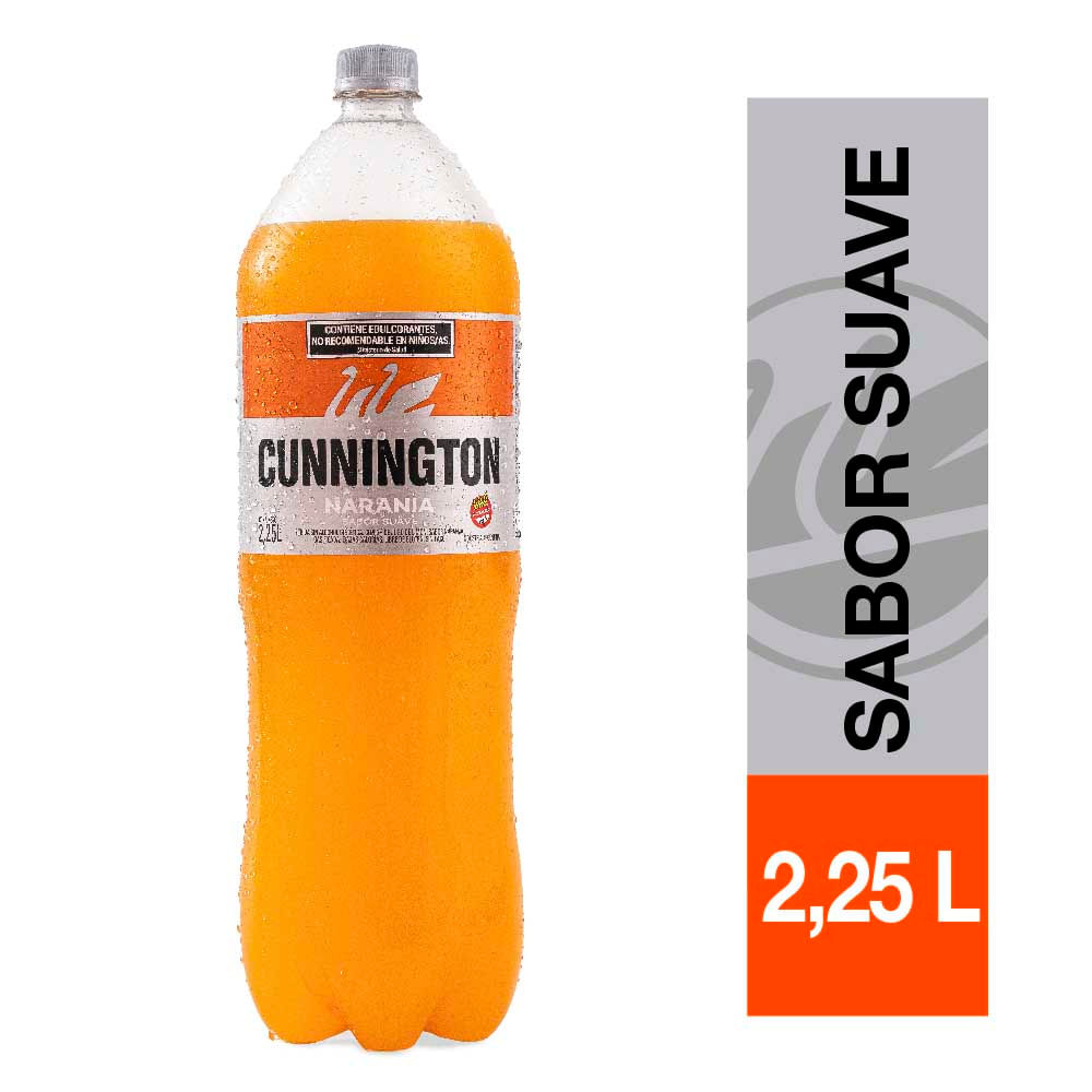Gaseosa Sabor Naranja Suave 2.25 Lts Cunnington