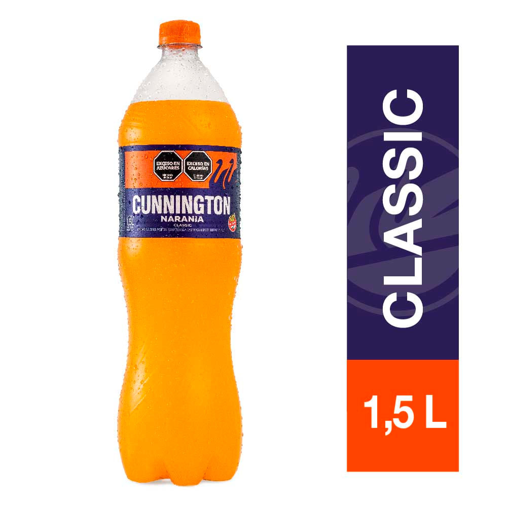 Gaseosa Sabor Naranja 1,5 Lts Cunnington