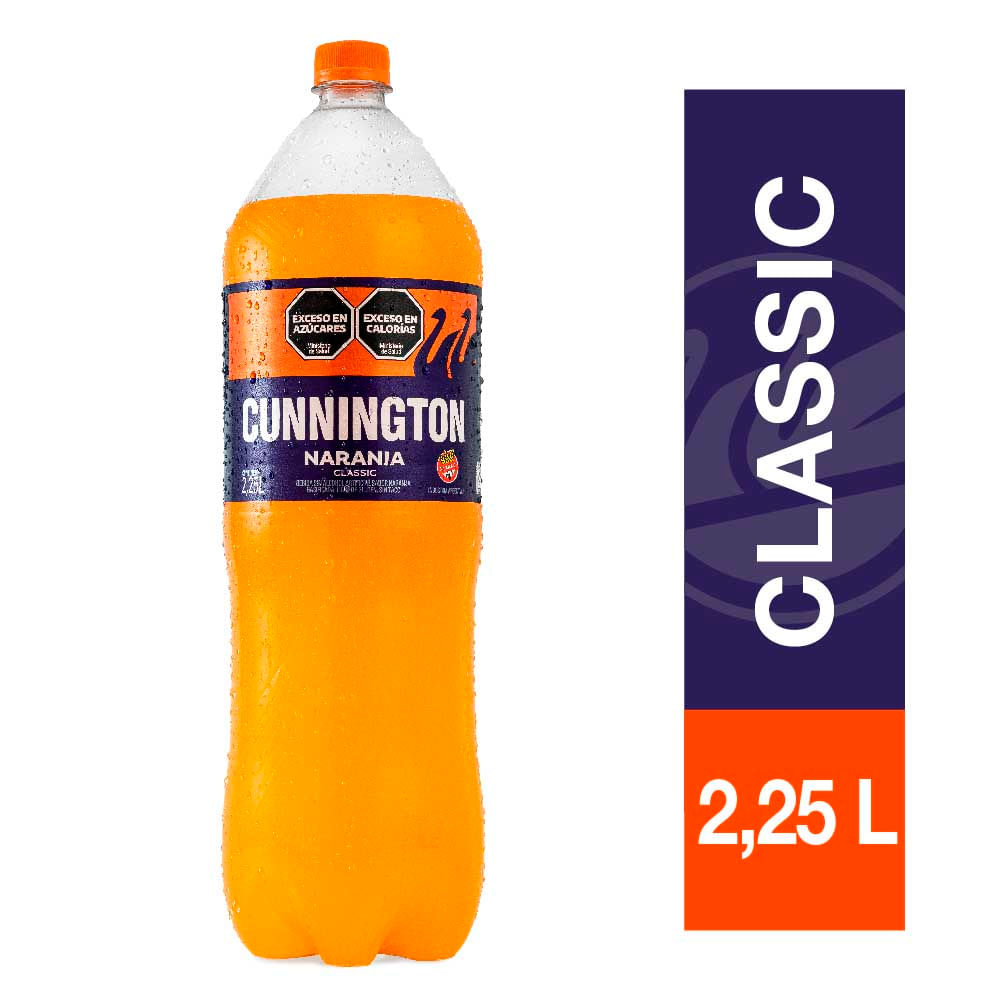 Gaseosa Sabor Naranja 2.25 Lts Cunnington