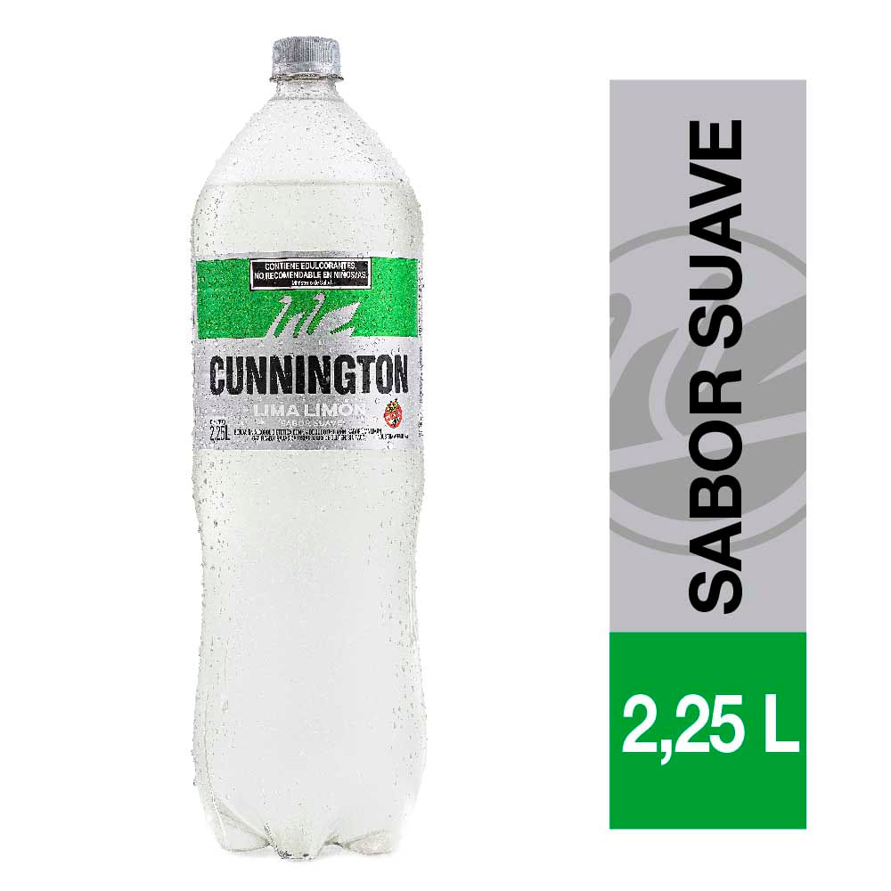 Gaseosa Lima Limón Sabor Suave 2.25 Lts Cunnington