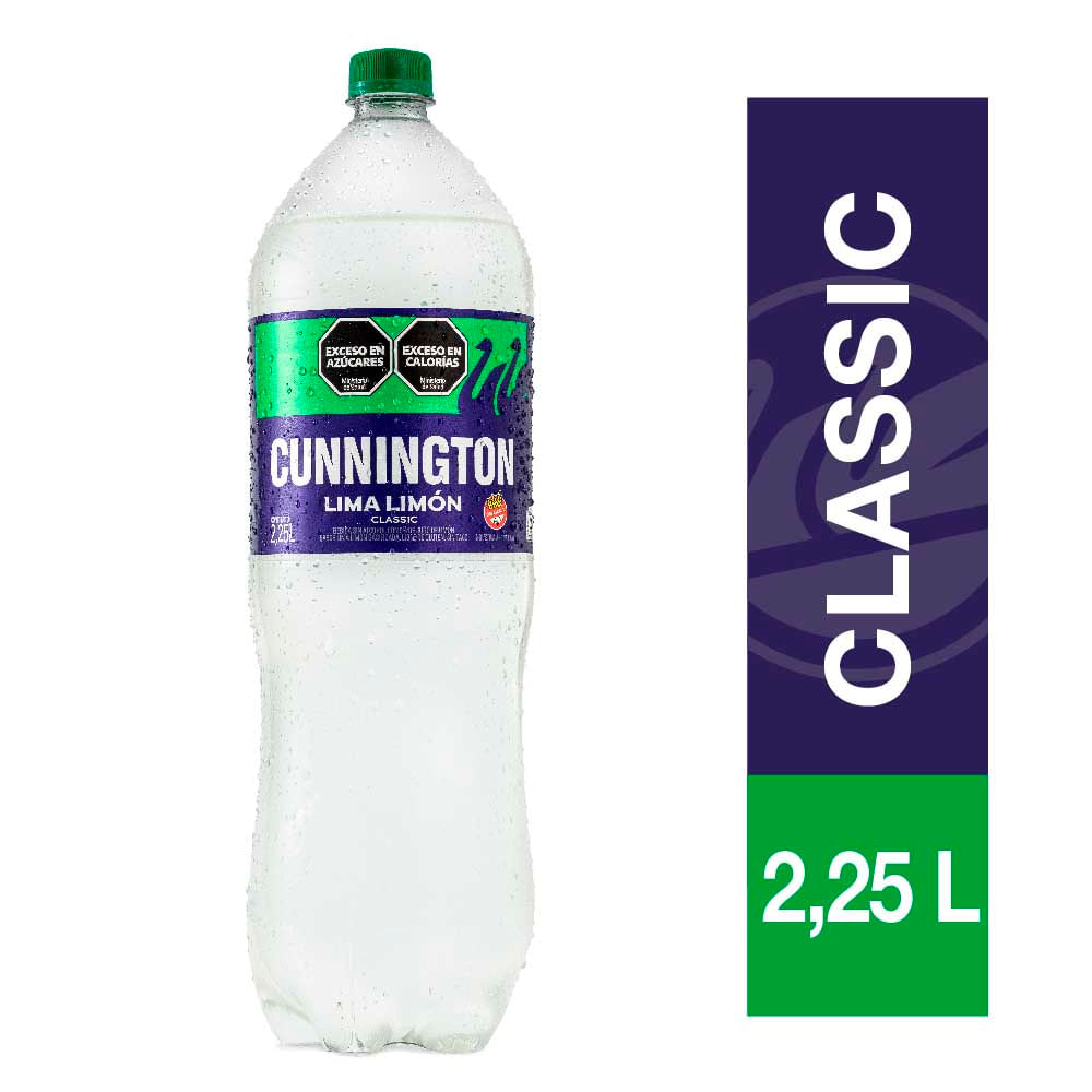 Gaseosa Sabor Lima Limón 2.25 Lts Cunnington