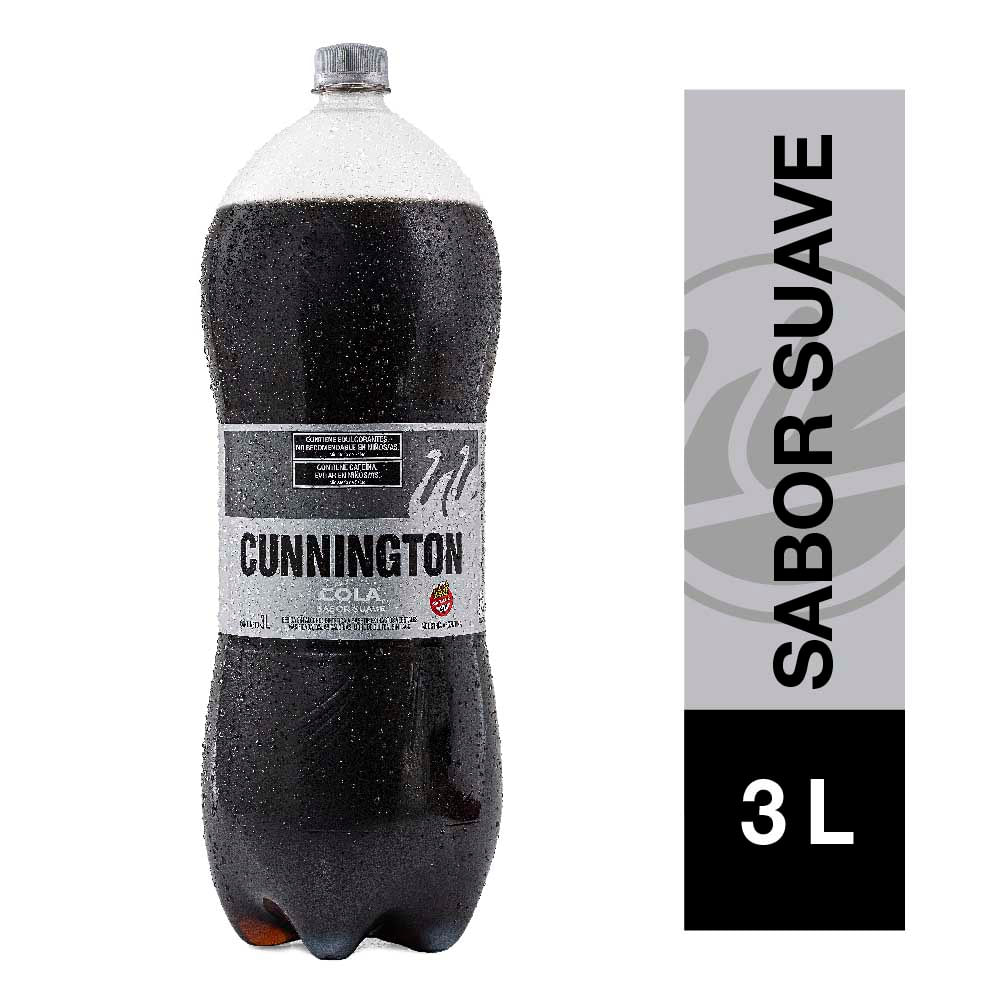 Gaseosa Cola Sabor Suave 3 Lts Cunnington
