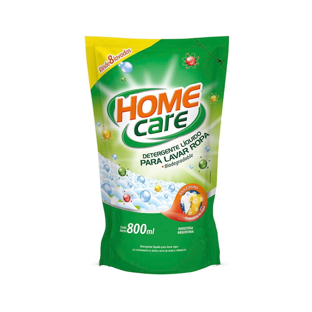 Detergente para Ropa Líquido 800 Ml Home Care