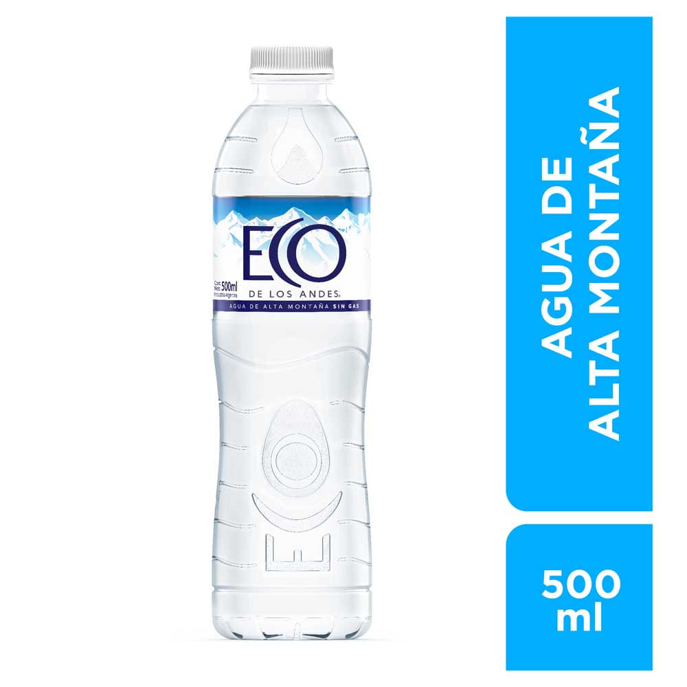 Agua Sin Gas 500 Ml Eco de los Andes
