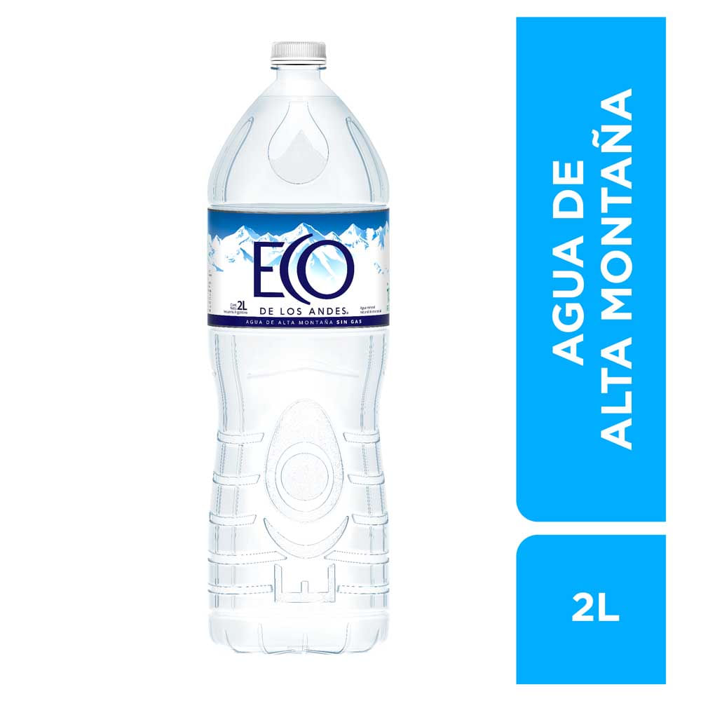 Agua Mineral Sin Gas 2 Lts Eco de los Andes