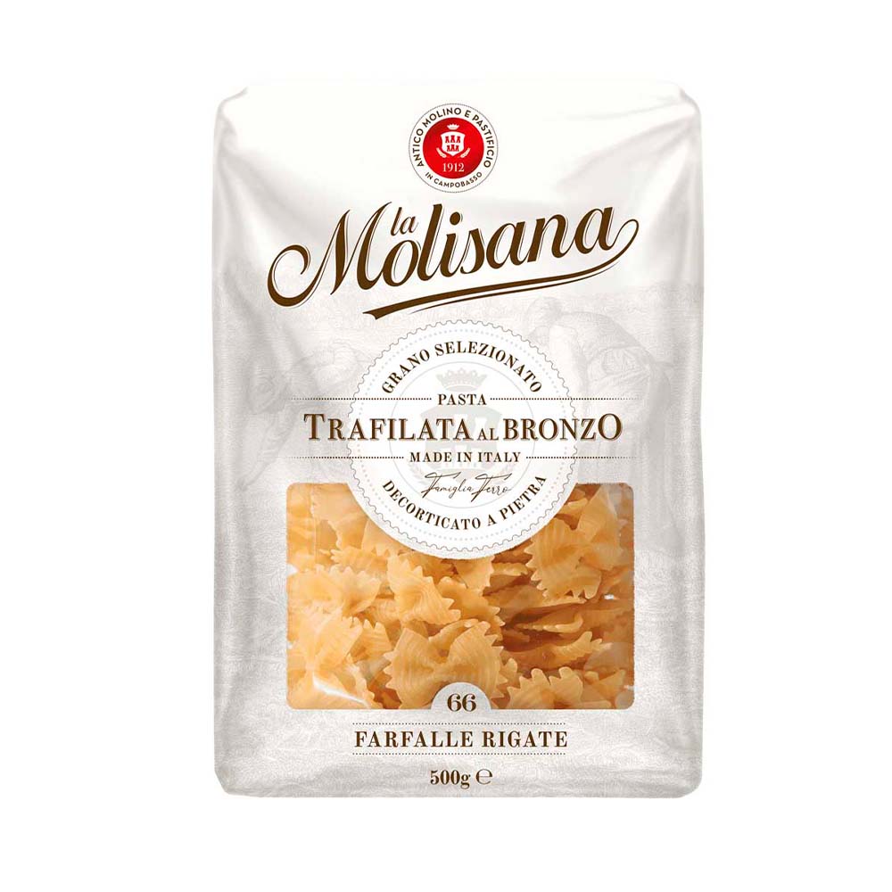 Fideos Farfalle Rigate N°66 500 Grs La Molisana