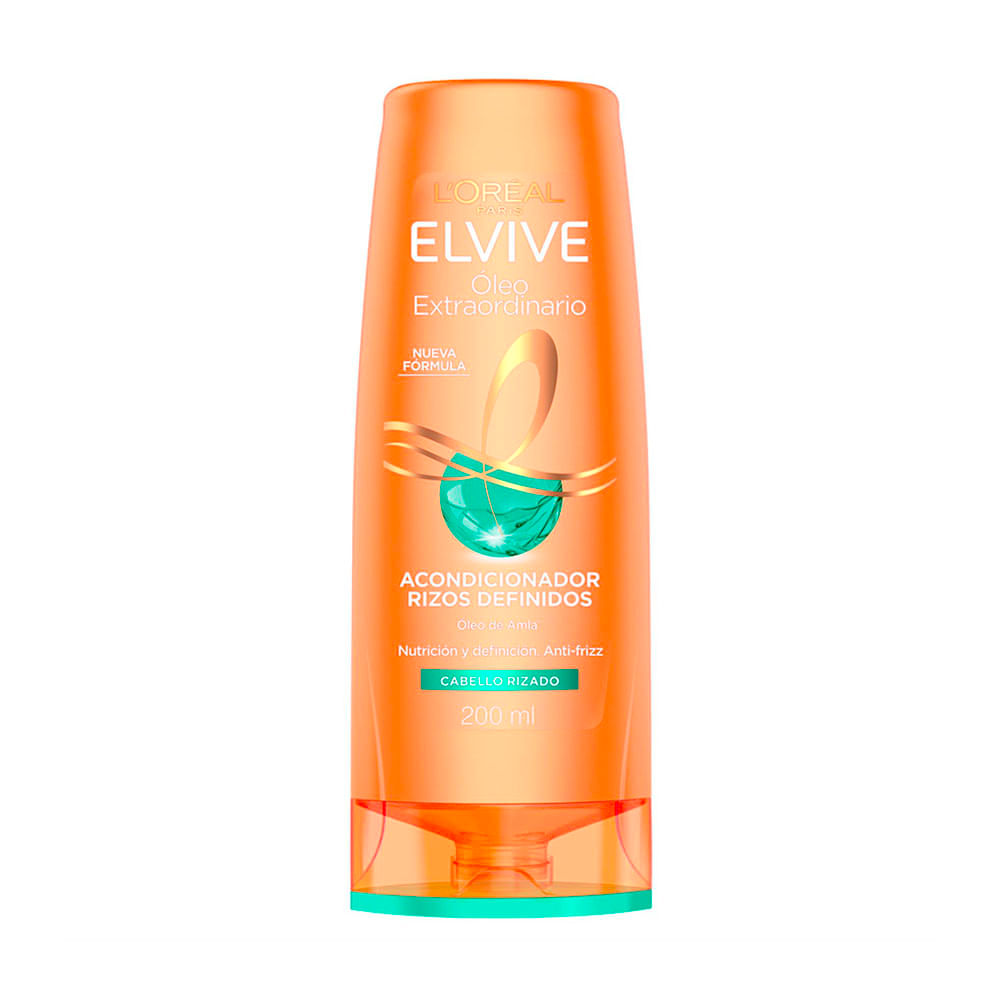 Acondicionador Óleo Extraordinario Rizos Definidos 200 Ml Elvive