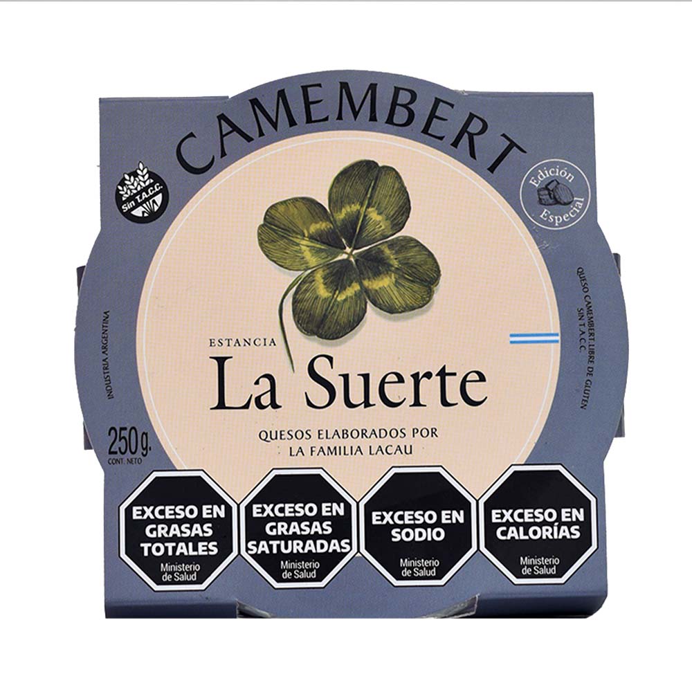 Queso Camembert x 250 Gr La Suerte