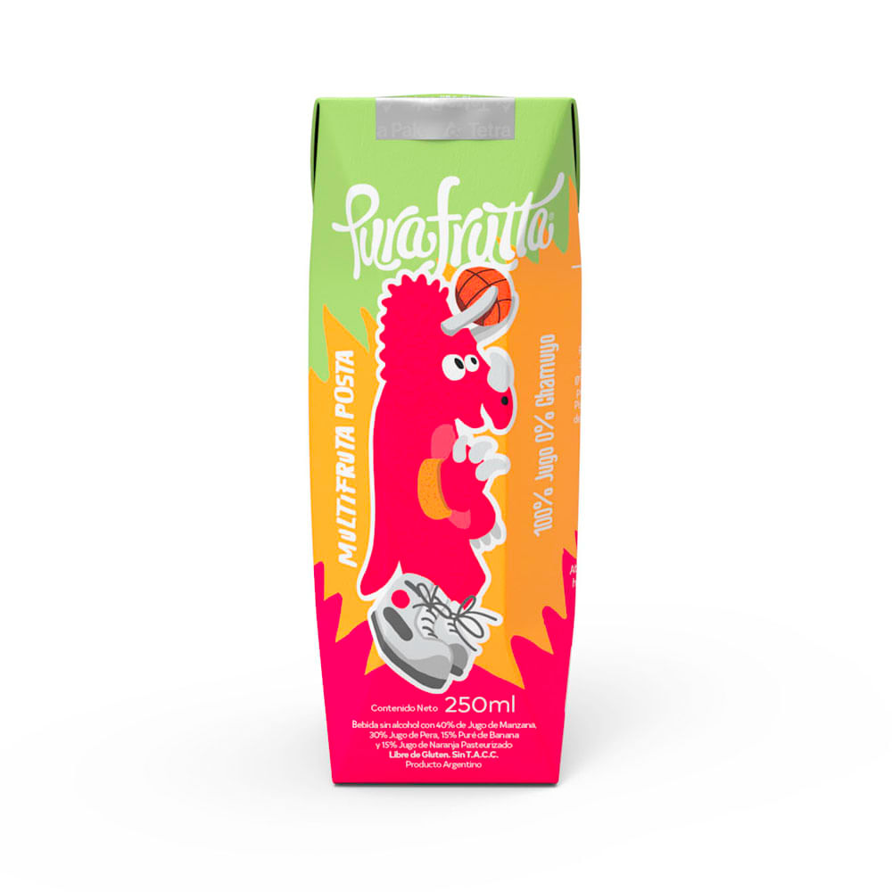 Jugo Multifruta Kids Pura Frutta Tetra X 250ml
