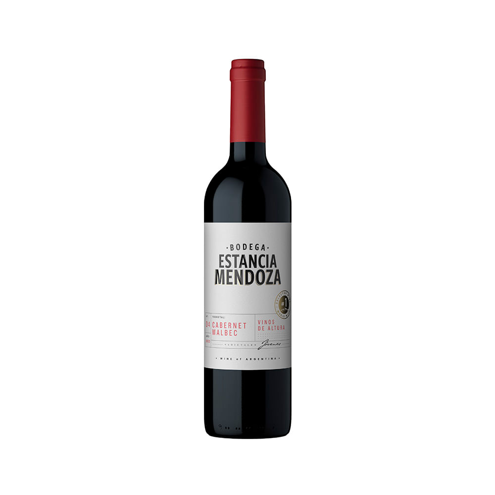 Vino Tinto Malbec y Cabernet Sauvignon 750 Cc Estancia Mendoza