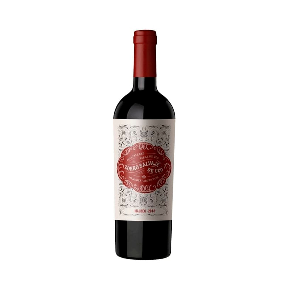 Vino Zorro Salvaje De Uco Malbec 750 Cc