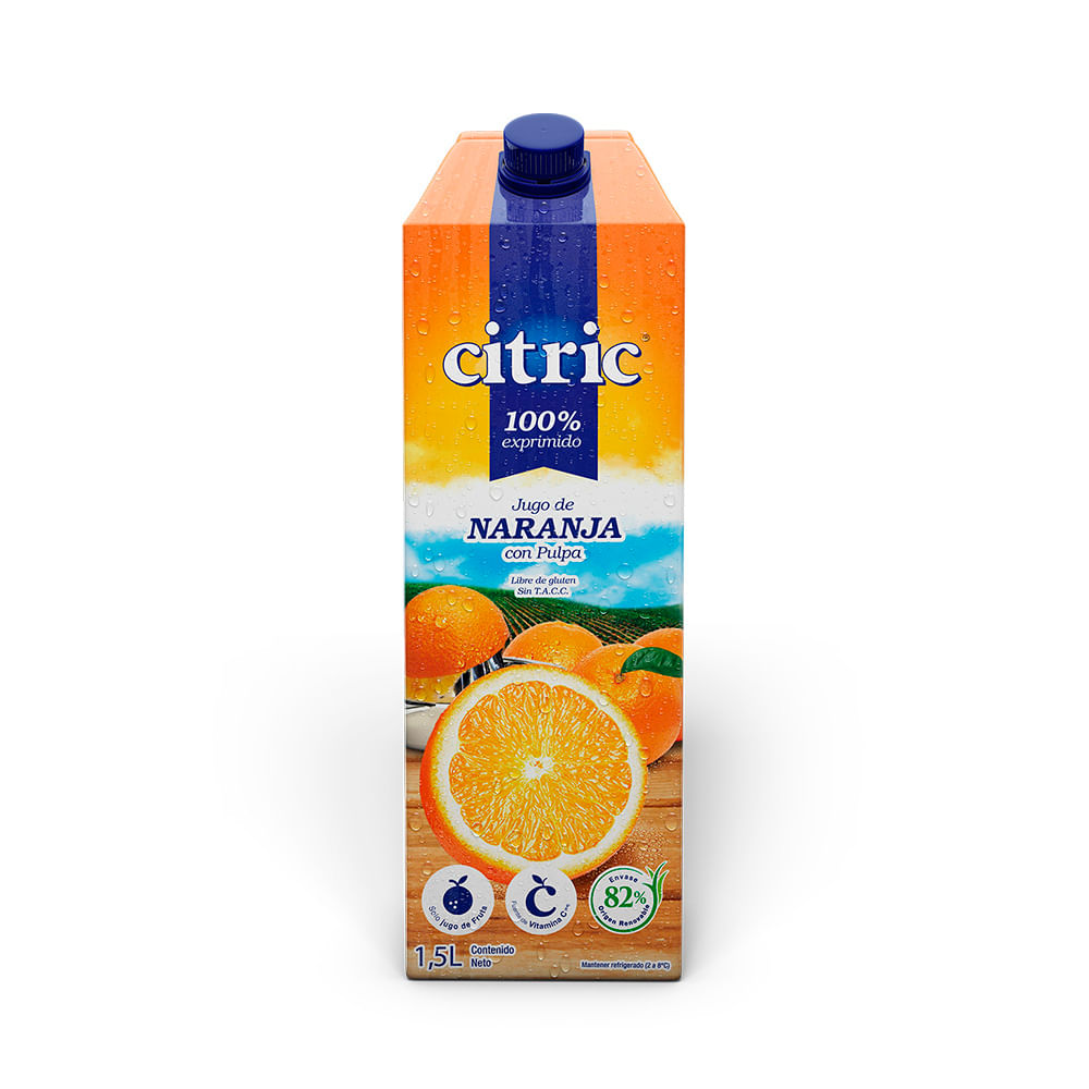 Jugo Fresco Sabor Naranja 1.5 Lts Citric