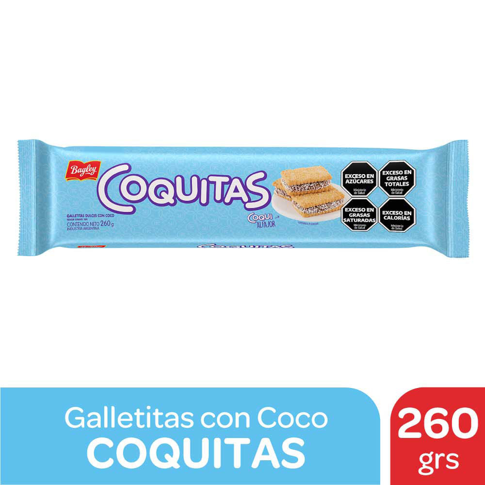 Galletitas Rellenas 260g Coquitas