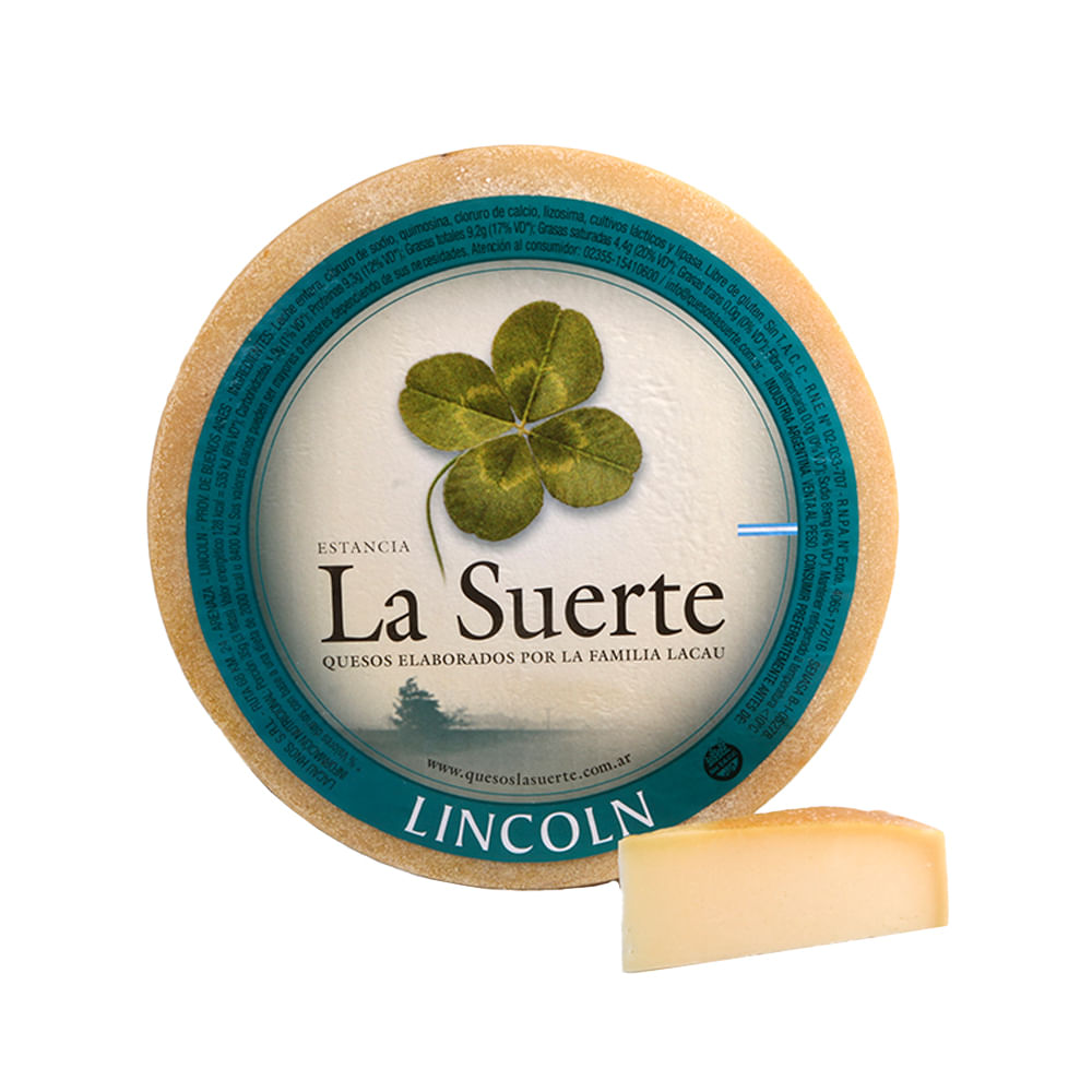 Queso Lincoln x 1 Kg La Suerte