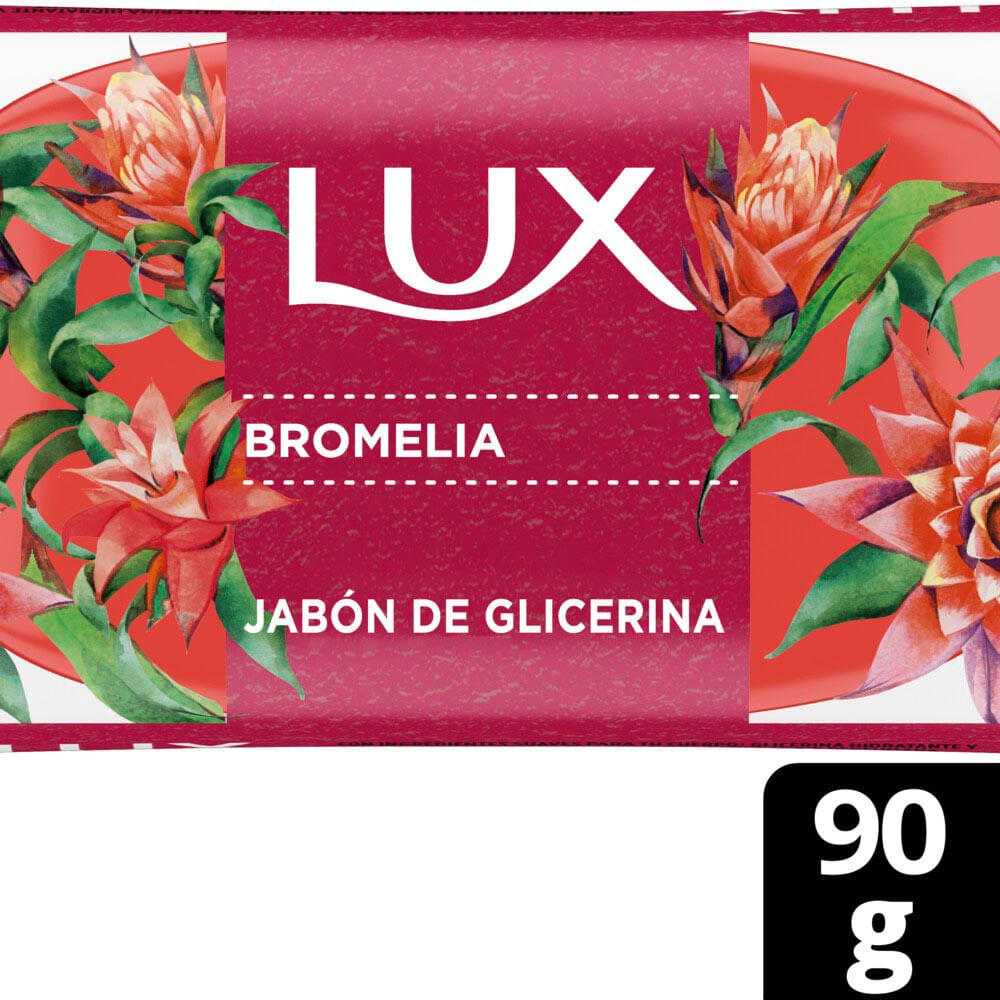 Jabón de Tocador Glicerina Bromelia 90 Grs Lux