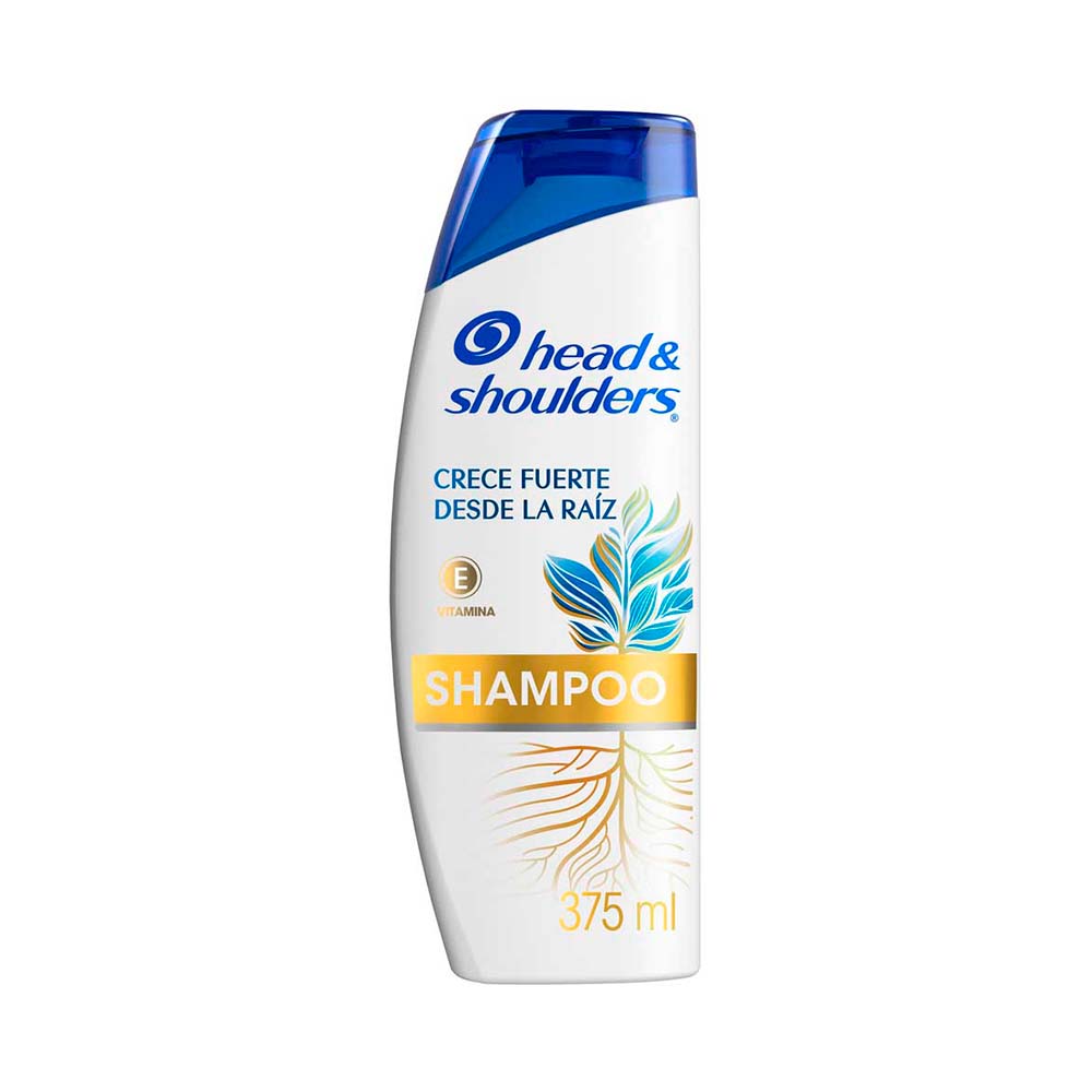 Shampoo Anti Caspa Crece Fuerte desde la Raíz 375 Ml Head y Shoulders