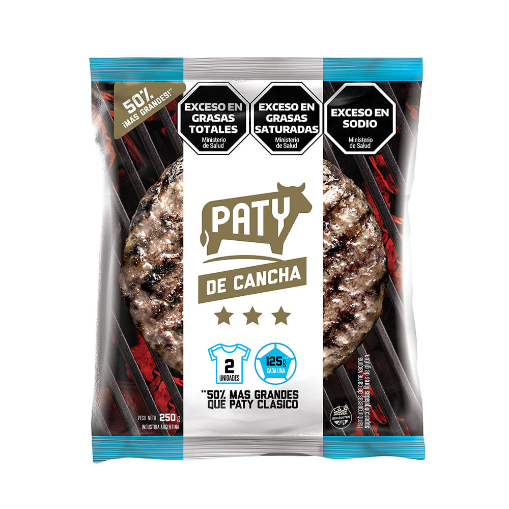 Hamburguesa Paty De Cancha 250 Gr