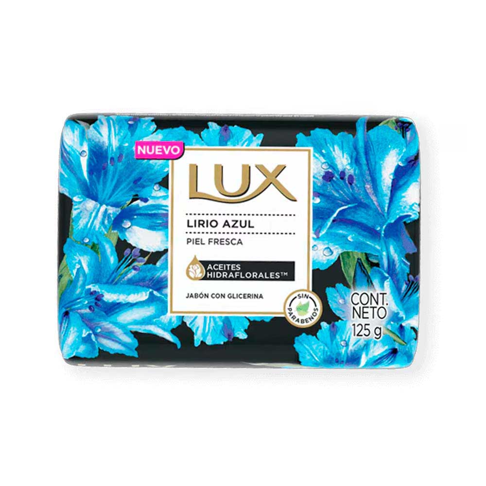 Jabón En Barra Lirio Azul 120 Grs Lux