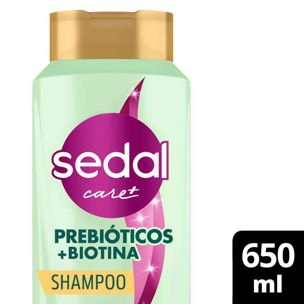 Shampoo Fuerza Anticaída Prebióticos y Biotina 650 Ml Sedal