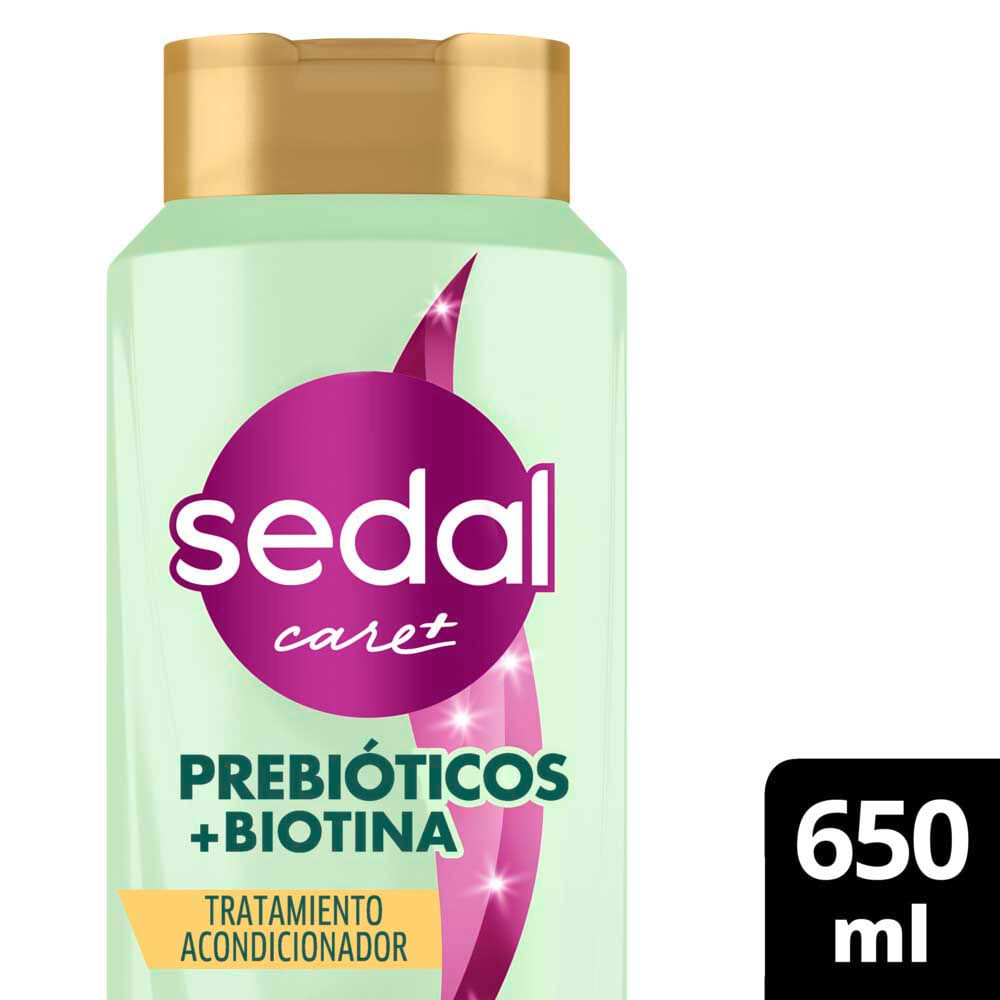 Acondicionador Fuerza Anticaída Prebióticos y Biotina 650 Ml Sedal