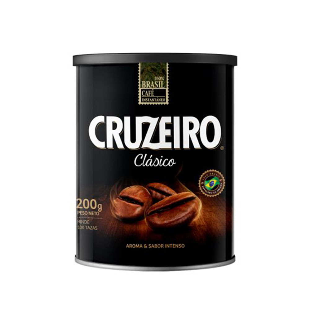 Café Instantáneo Clásico 200 Grs Cruzeiro