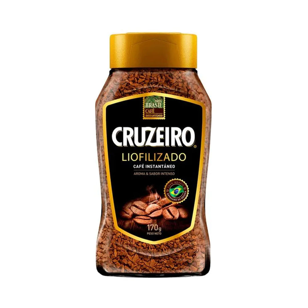 Café Instantáneo Liofilizado 170 Grs Cruzeiro