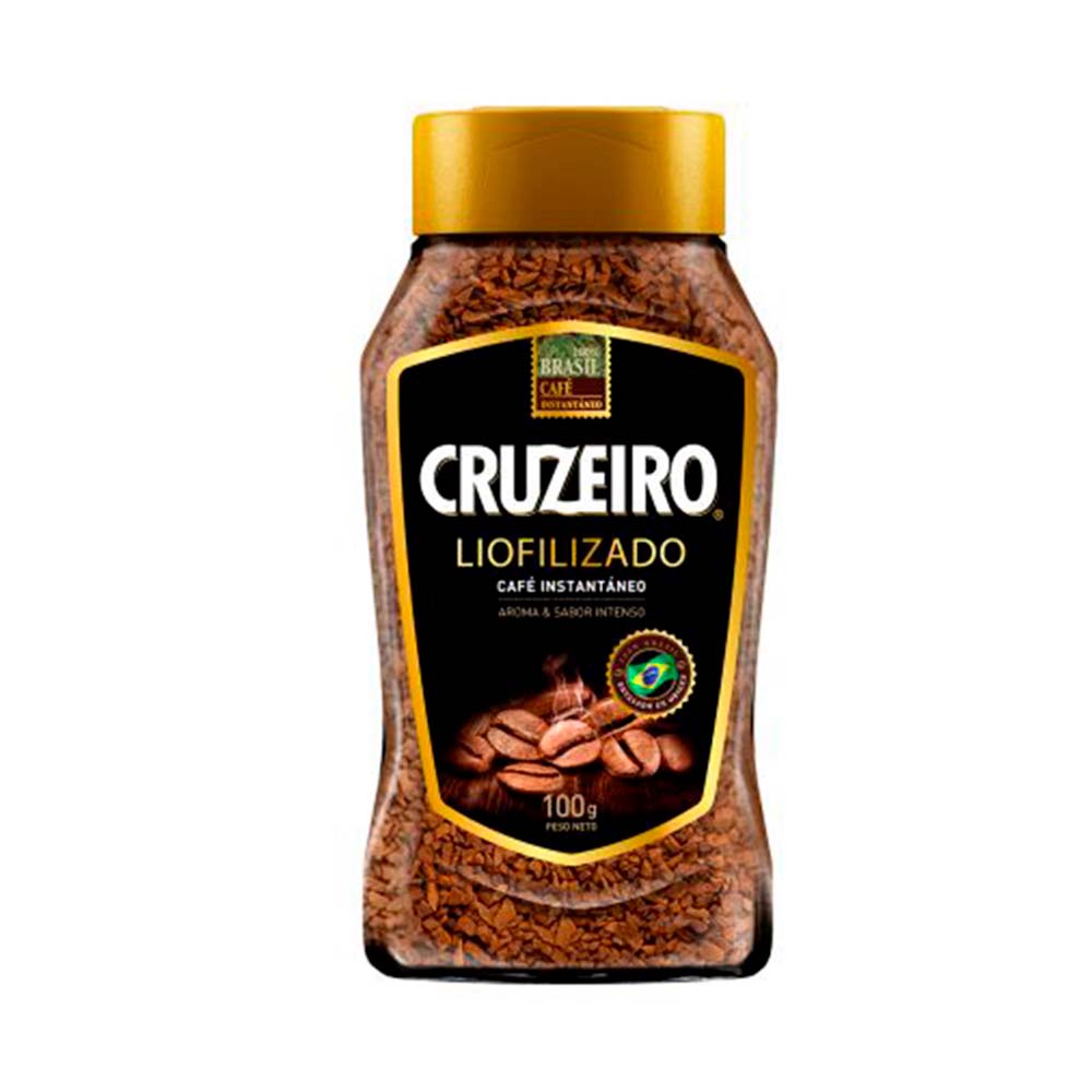 Café Instantáneo Liofilizado 100 Grs Cruzeiro
