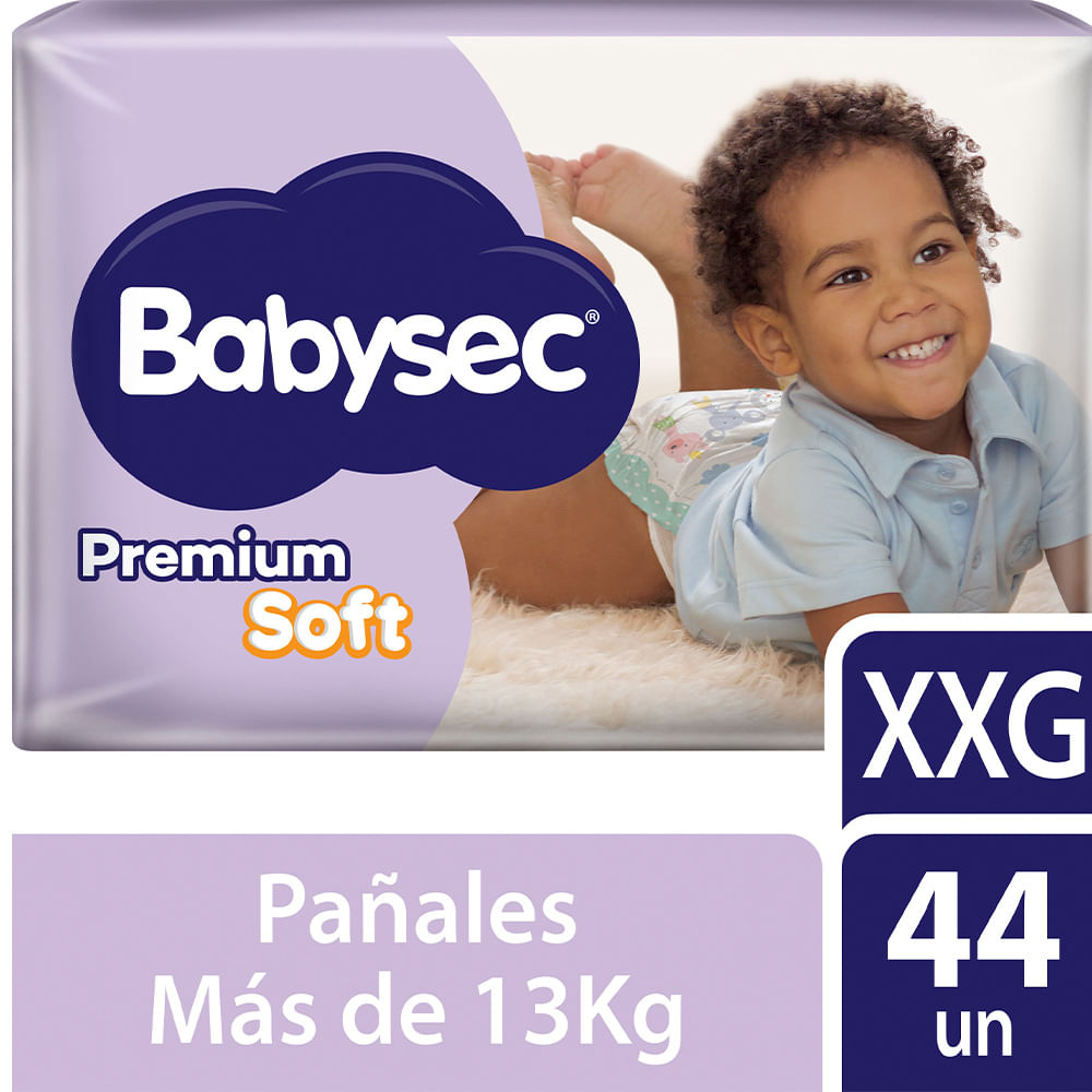 Pañales Premium Soft XXG 44 Un Babysec