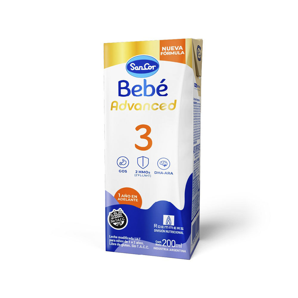Leche Bebé 3 Advanced 200 Ml Sancor