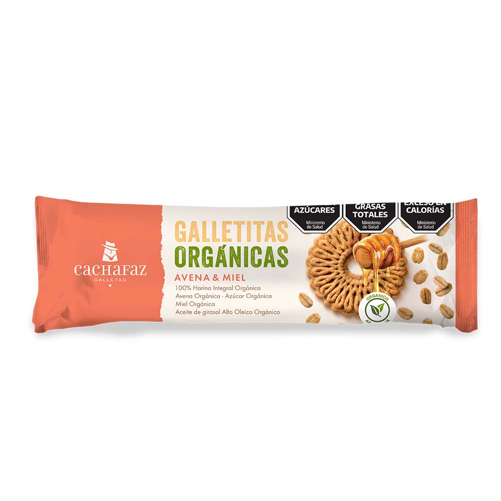 Galletas Secas Sabor Avena y Miel 170 Grs Cachafaz