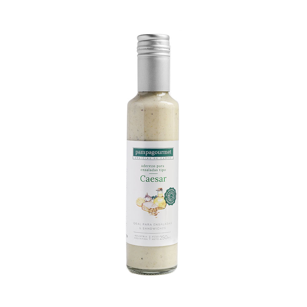 Aderezo César Orgánico 250 Ml Pampa Gourmet