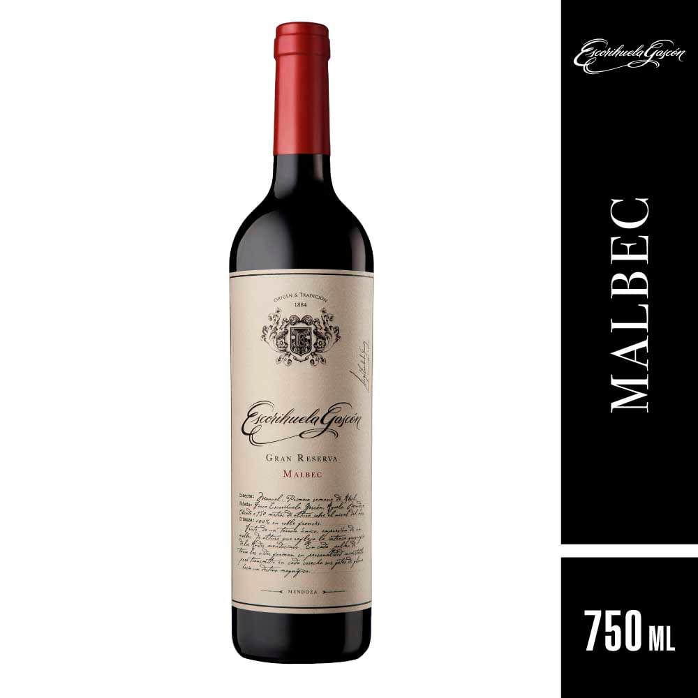 Vino Tinto Malbec Gran Reserva 750 Ml Escorihuela Gascon