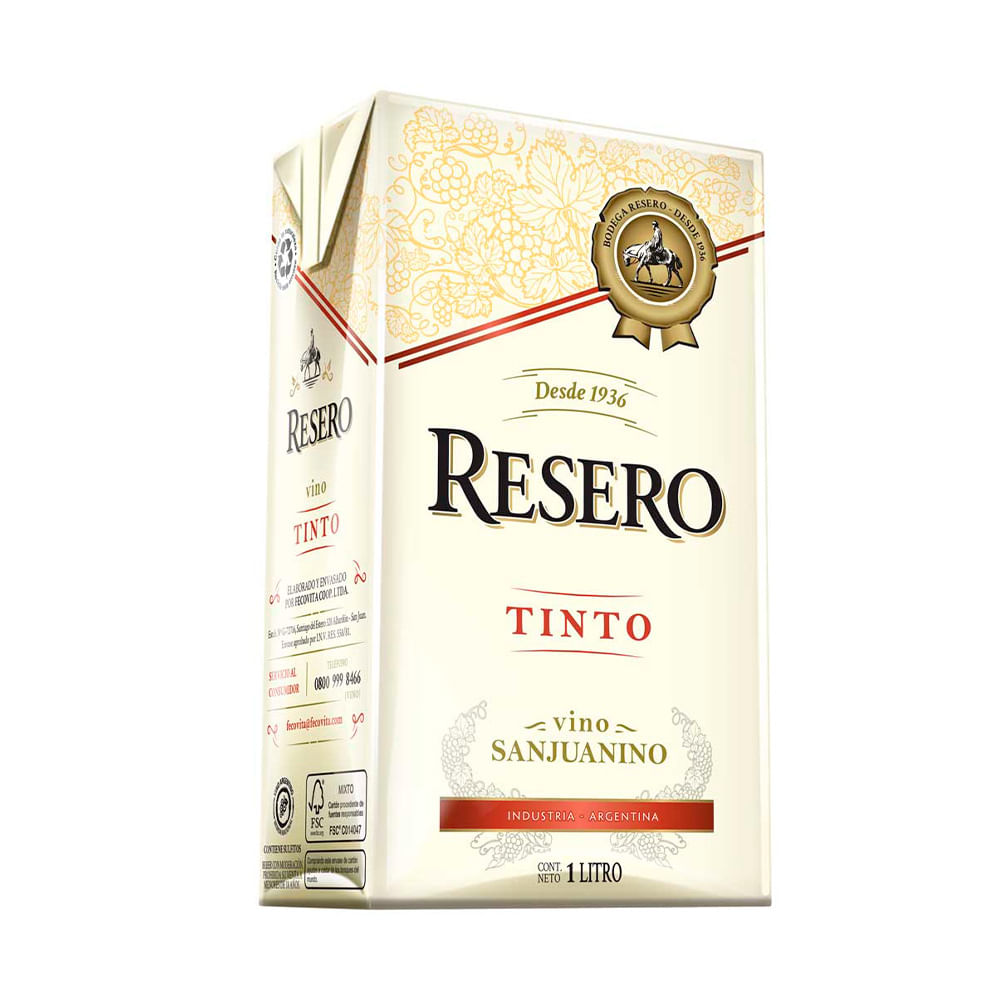 Vino Tinto 1 Lts Resero