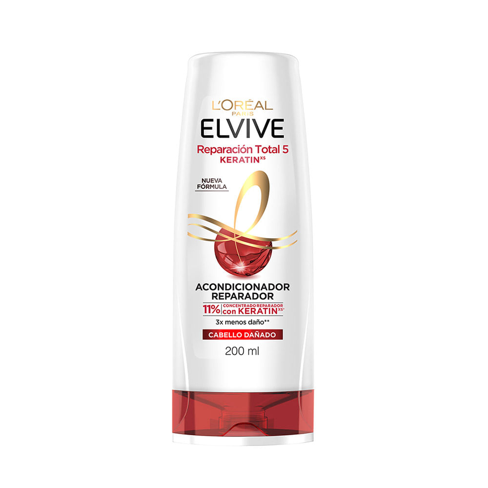 Acondicionador Reparación Total 5 Keratin 200 Ml Elvive