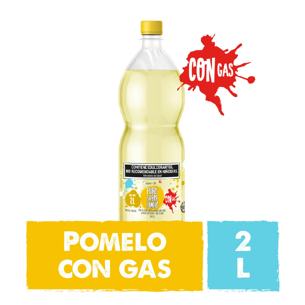 Agua Gasificada Sabor Pomelo 2 Lts Cuisine & Co
