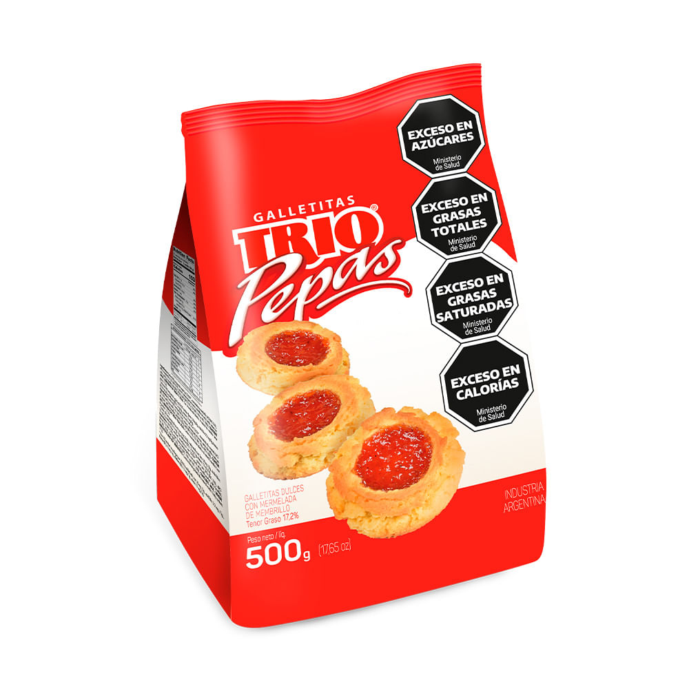 Galletitas Sabor Membrillo 500 Grs Trio
