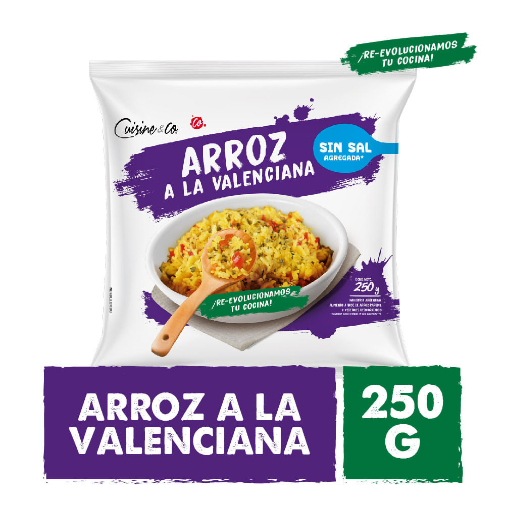 Arroz a la Valenciana 250 Grs Cuisine & Co