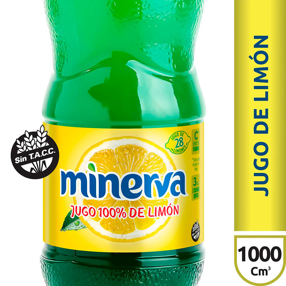 Jugo Sabor Limón 1 Lts Minerva