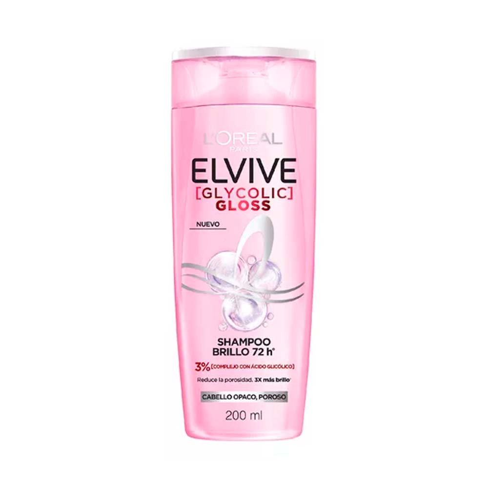 Shampoo Glyco Gloss Brillo 72h 200 Ml Elvive