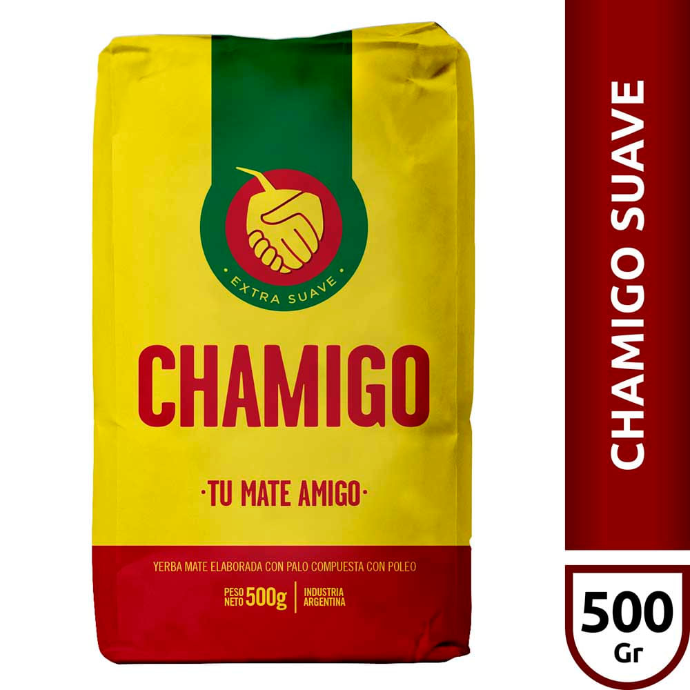 Yerba Mate con Palo Sabor Poleo 500 Grs Chamigo