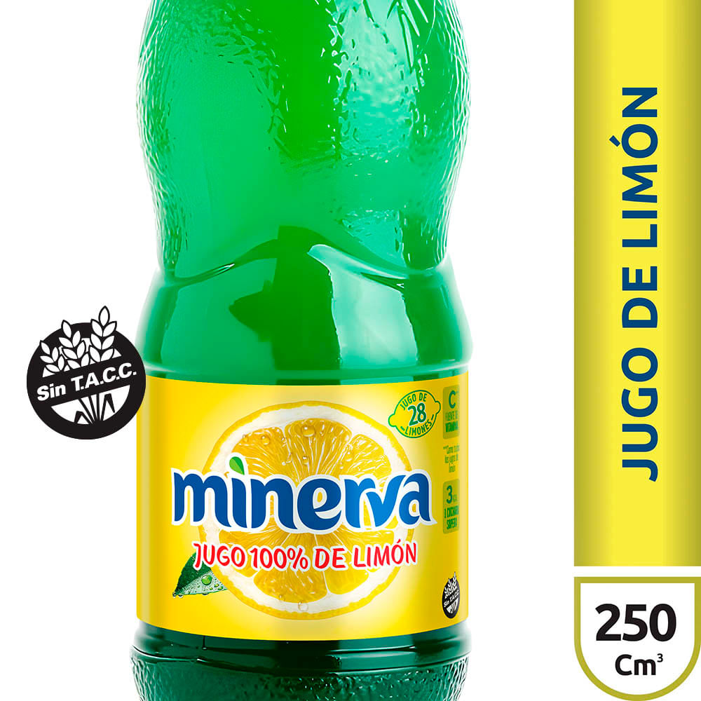 Jugo Sabor Limón 250 Ml Minerva