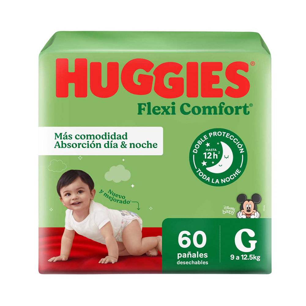 Pañales Flexi Comfort G x 60 Un Huggies