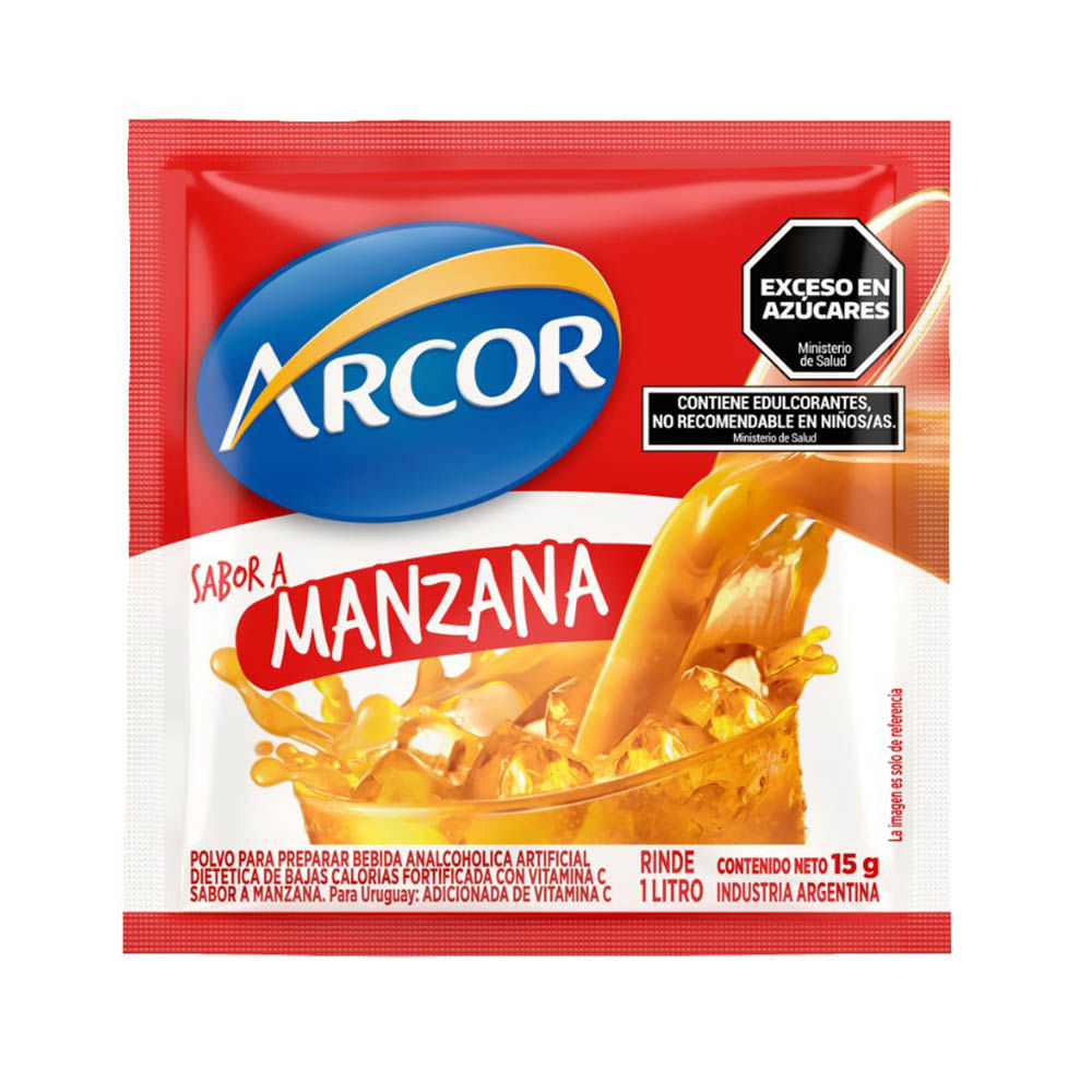 Jugo en Polvo Sabor Manzana 15 Grs Arcor