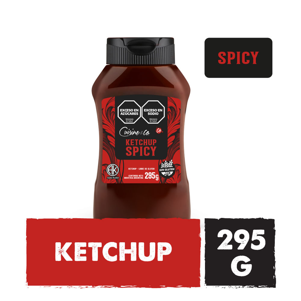 Ketchup Sabor Spicy 295 Grs Cuisine y Co