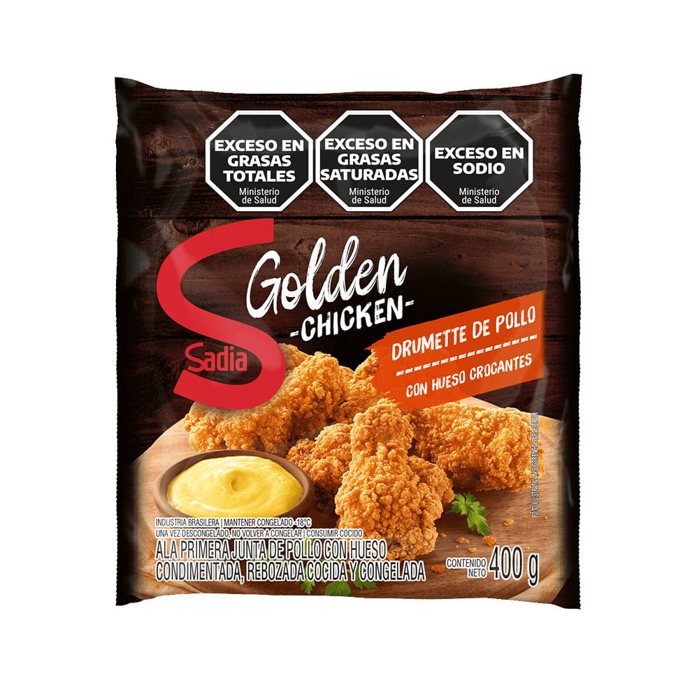 Alitas de Pollo Crocantes 400 Grs Sadia
